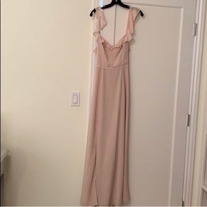 Blush pink gown